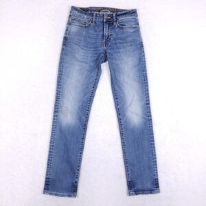 American Eagle Slim Straight Jeans 28x30 Blue Extreme Flex Medium Wash Casual